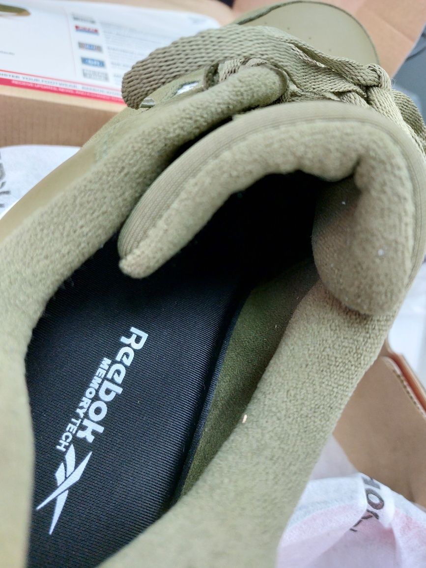 Новые кроссовки  Reebok USA для снегохода, замша .Большой размер 49-50