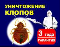Уничтожение клопов, тараканов,  муравьев,  блох,  грызунов 10 000 тг