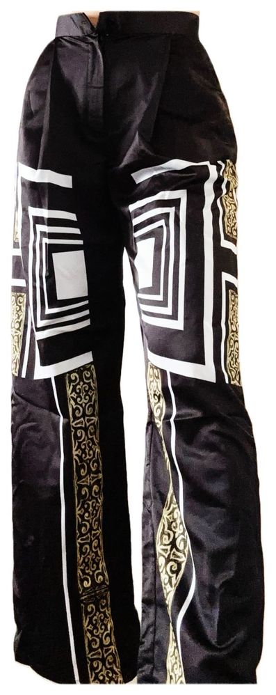 Брюки атласные s/m