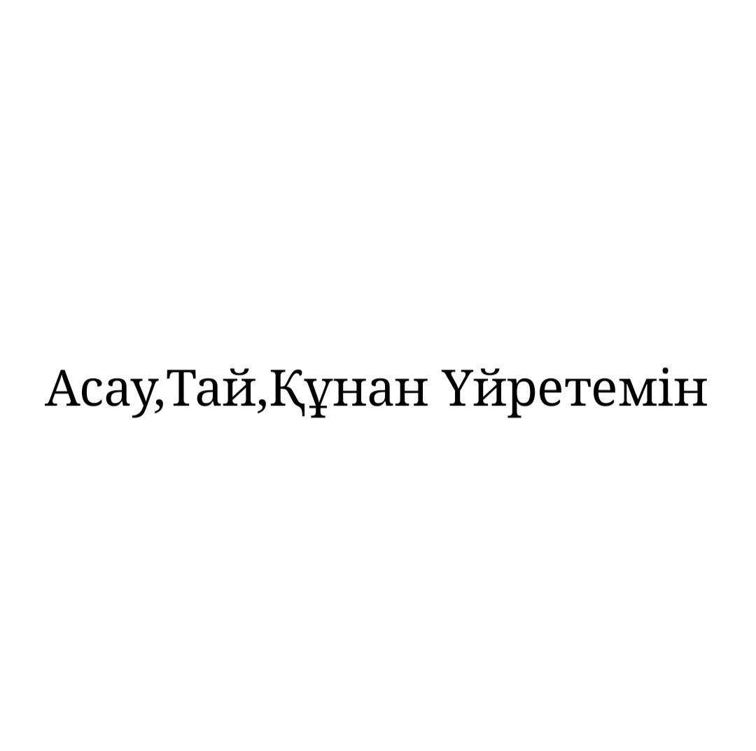 Асау,Тай,Құнан үйретемін