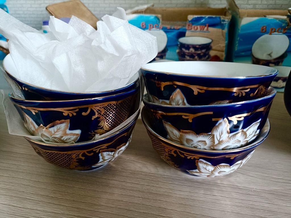 Набор пиалы и заварочный чайник
