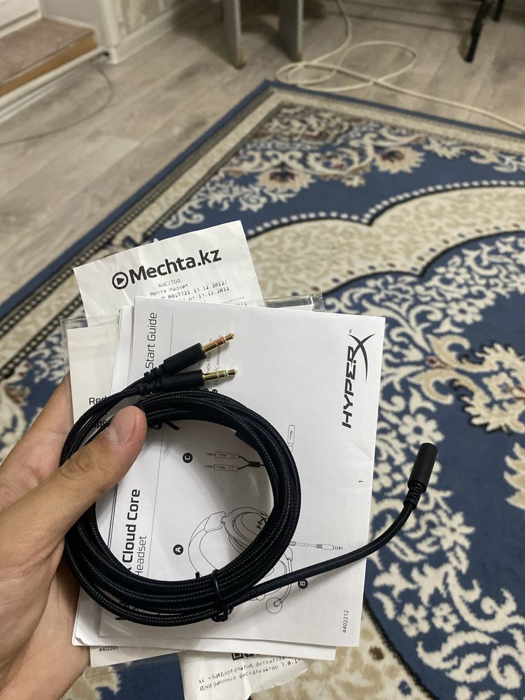 Hyper x cloud core 7.1 черный