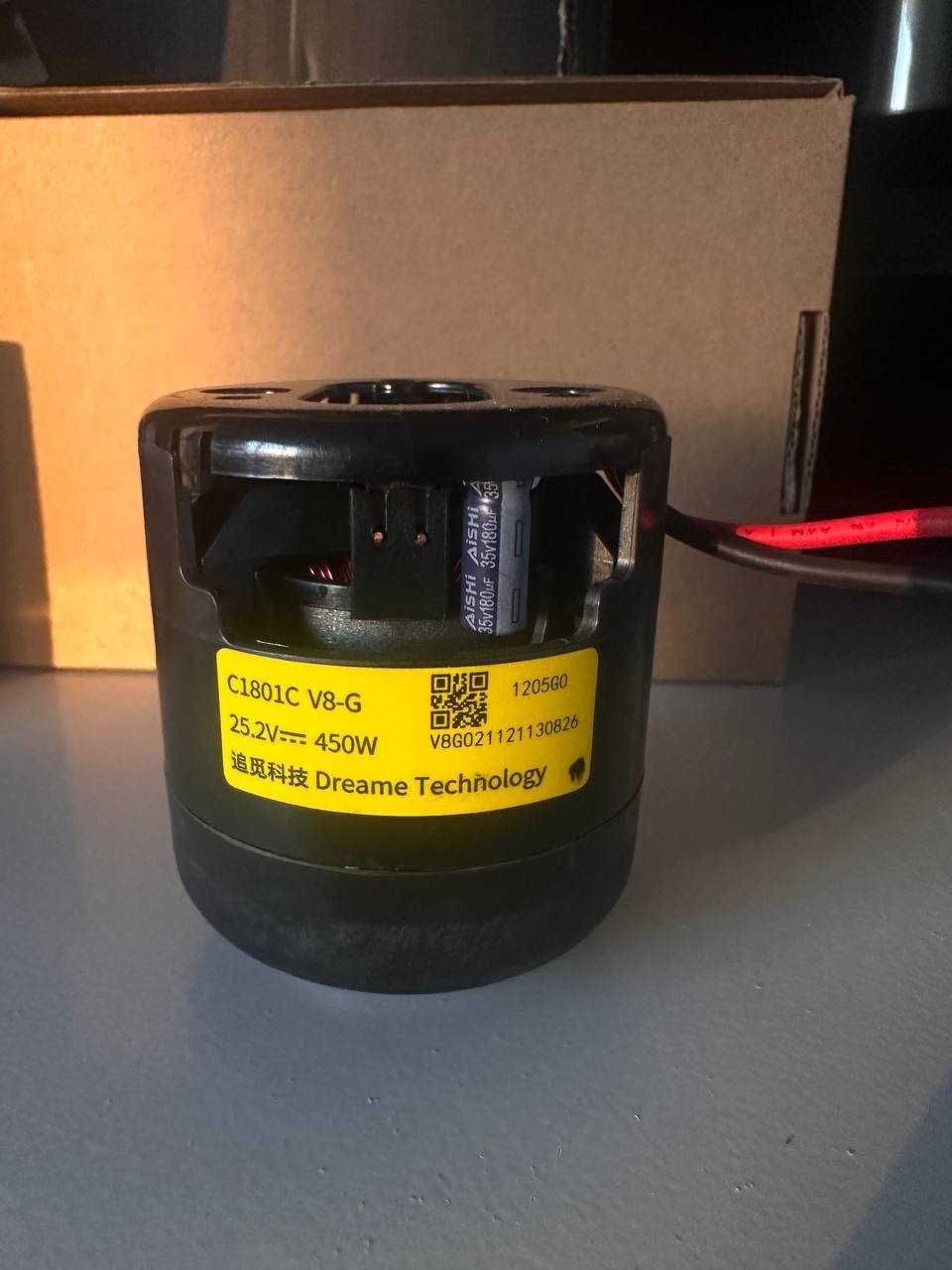 Мотор C1801C на пылесос Dreame V10/ XR турбина двигатель оригинал 450w