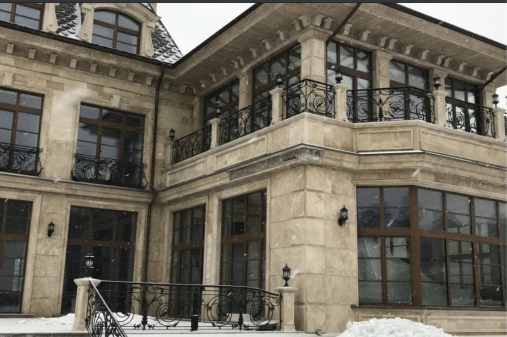 Облицовка фасадов. Камень. Работы под ключ