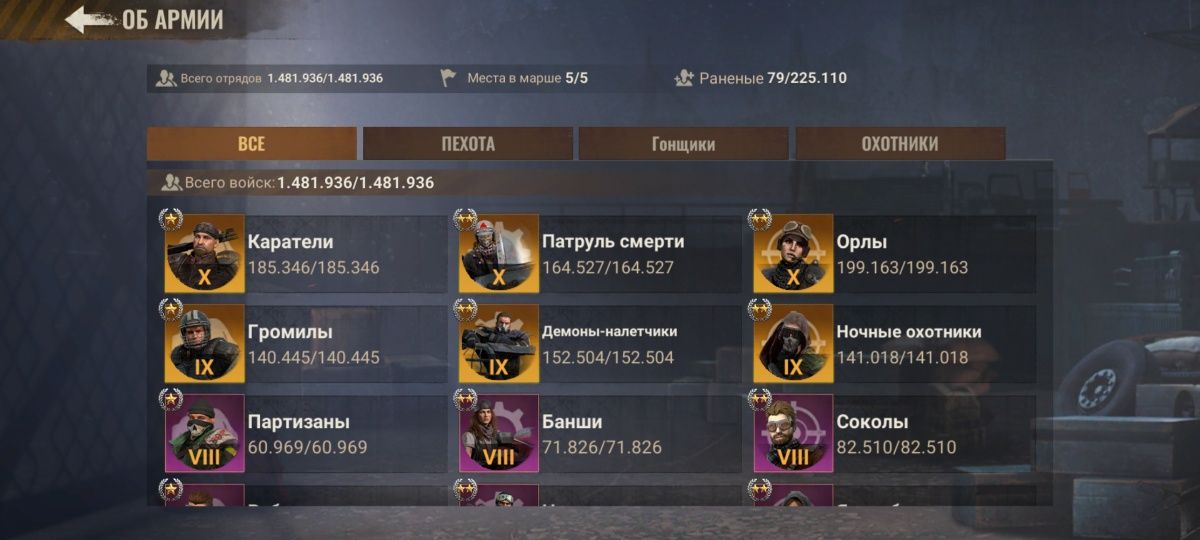Аккаунт State of survival
