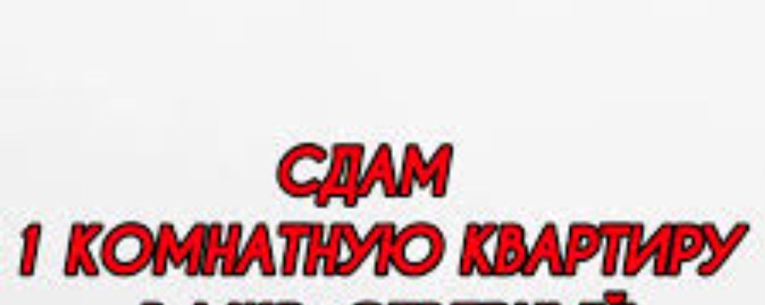 Сдается 1 комнатная квартира