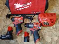 Оригинал Milwaukee m12 Fuel Brushless набор инструментов комплект