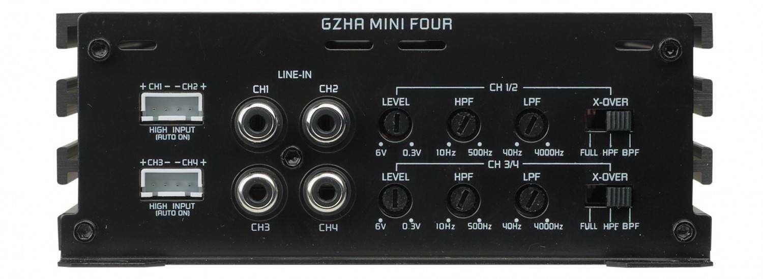 Ground Zero GZHA Mini Four D class -4ех канальный усилитель