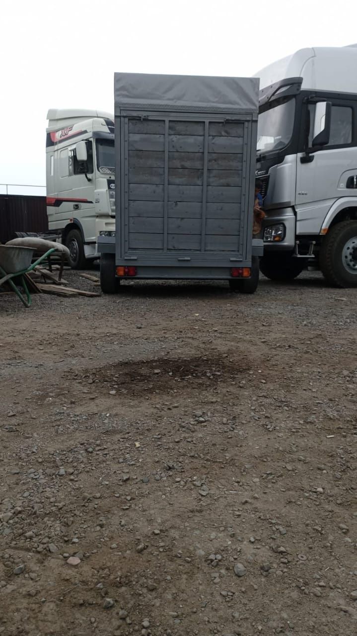 Прицеп машинанын артына тиеп аласыз