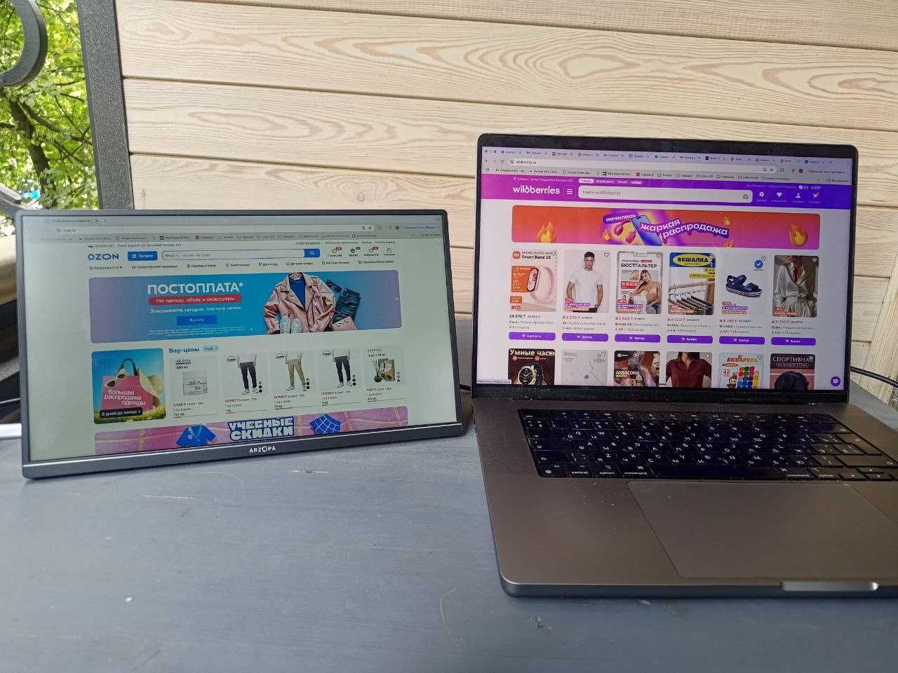 Портативный монитор Arzopa A1 Gamut slim 14"
