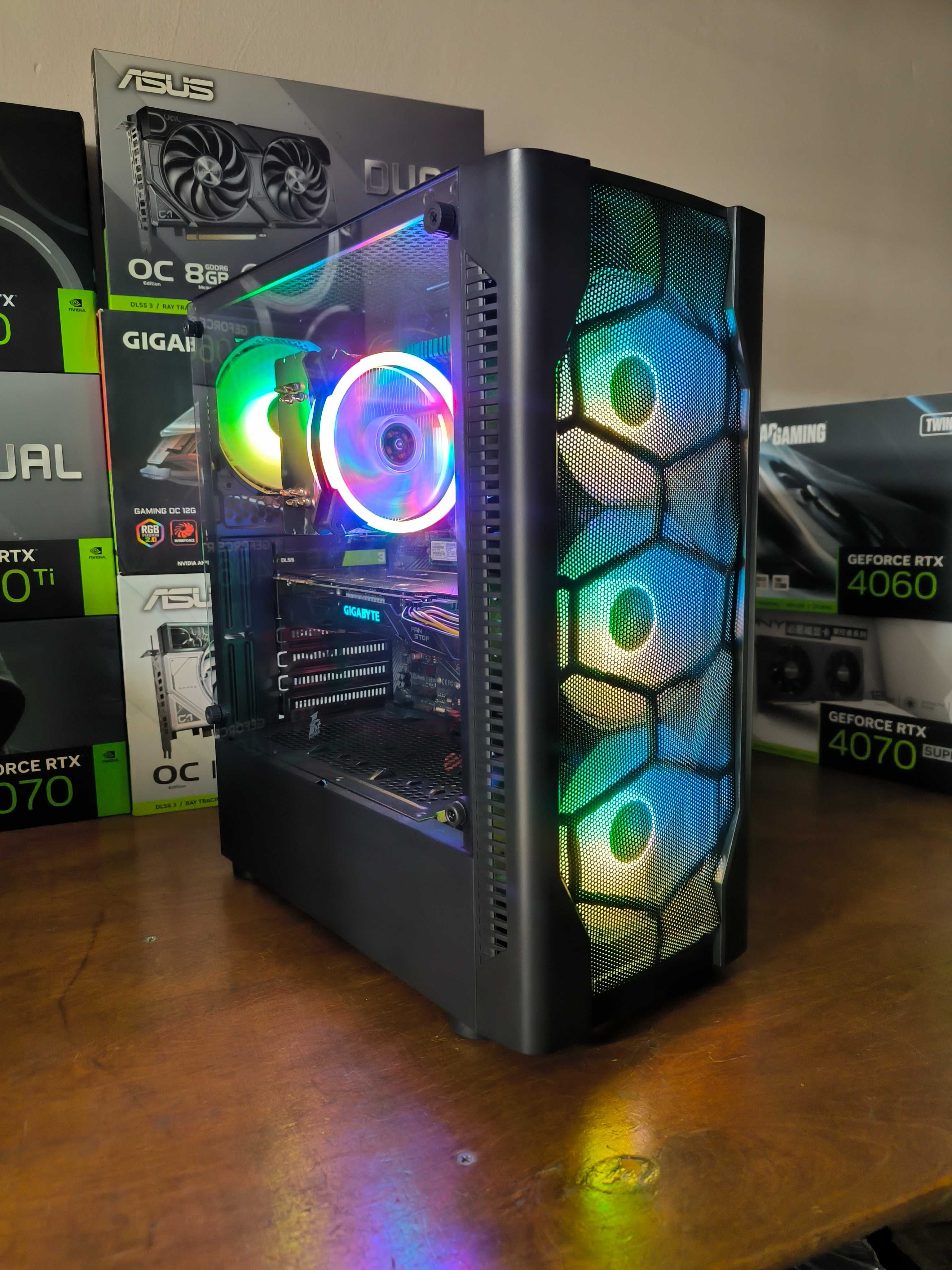 Системник Игровой: AMD Ryzen 5 2600, 3900МГц/ DDR4 16Гб GTX1060 6gb