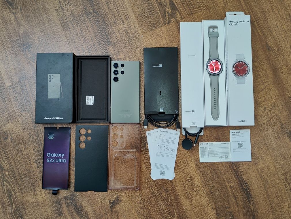 Galaxy S23 Ultra + Galaxy Watch 6 Classic