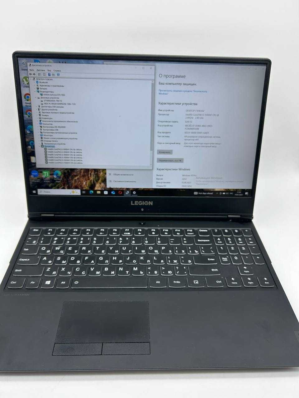 Lenovo Legion Y540-15IRH-PG0 81SY Intel(R) Core(TM) i5-9300HF CPU