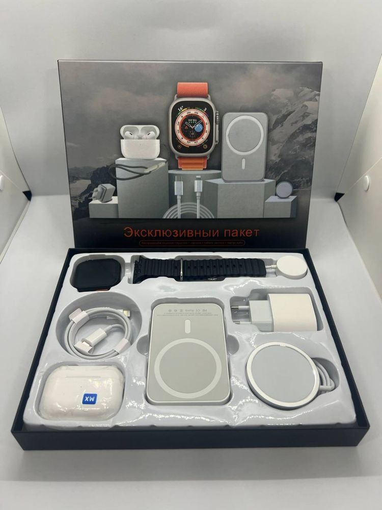 Наборы смарт часы и AirPods ОПТОМ / Х90 Набор / Комбо / Apple Watch