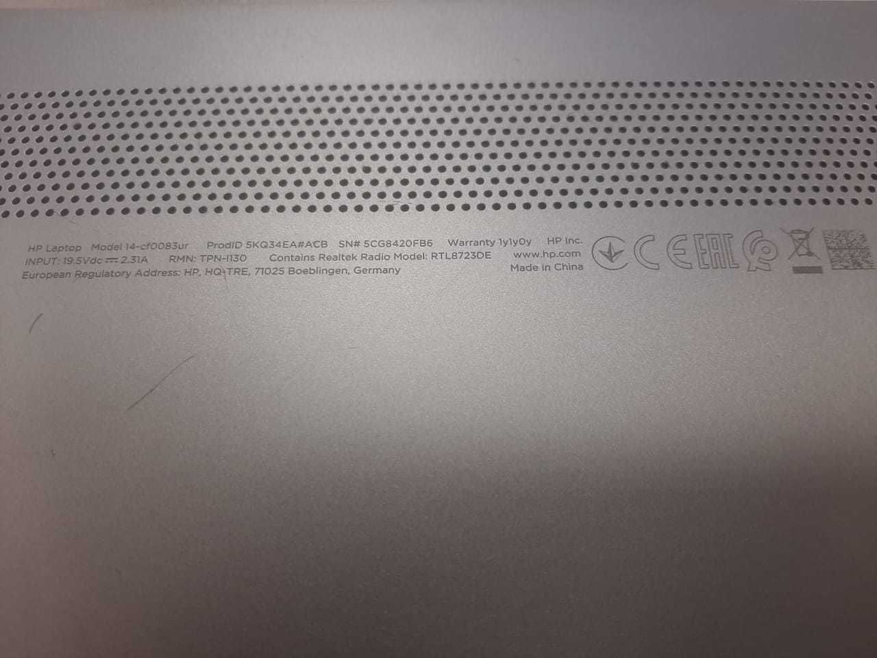 Ноутбук HP Laptop