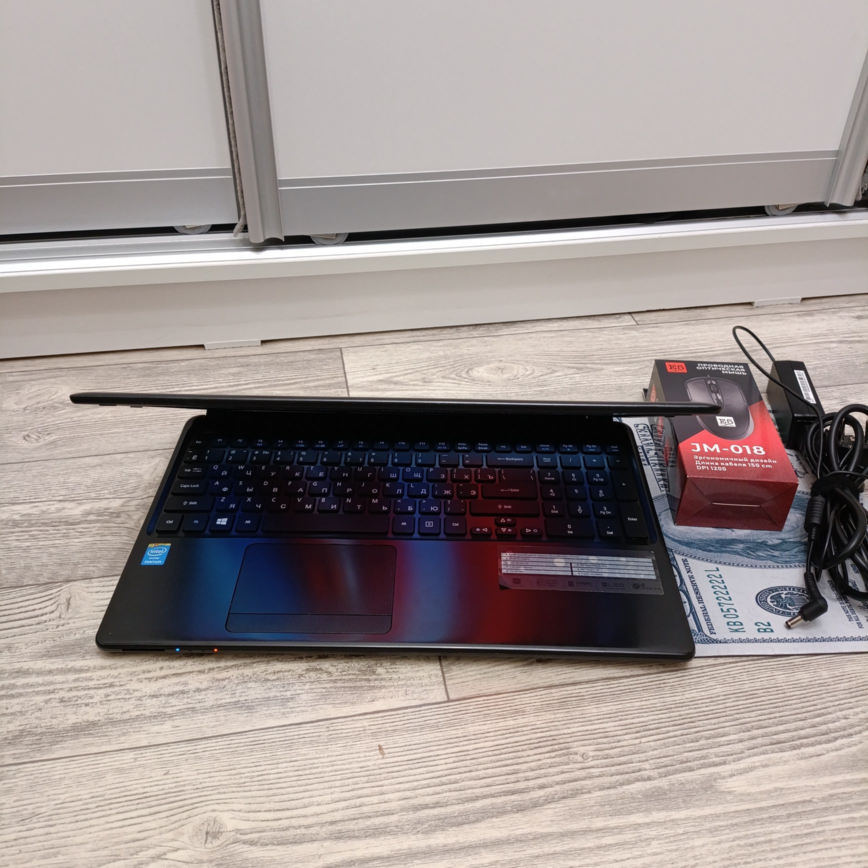 Acer Aspire/HDD-750GB/Windows 10/ОЗУ-4ГБ/4-ядра/Мышка и Коврик!