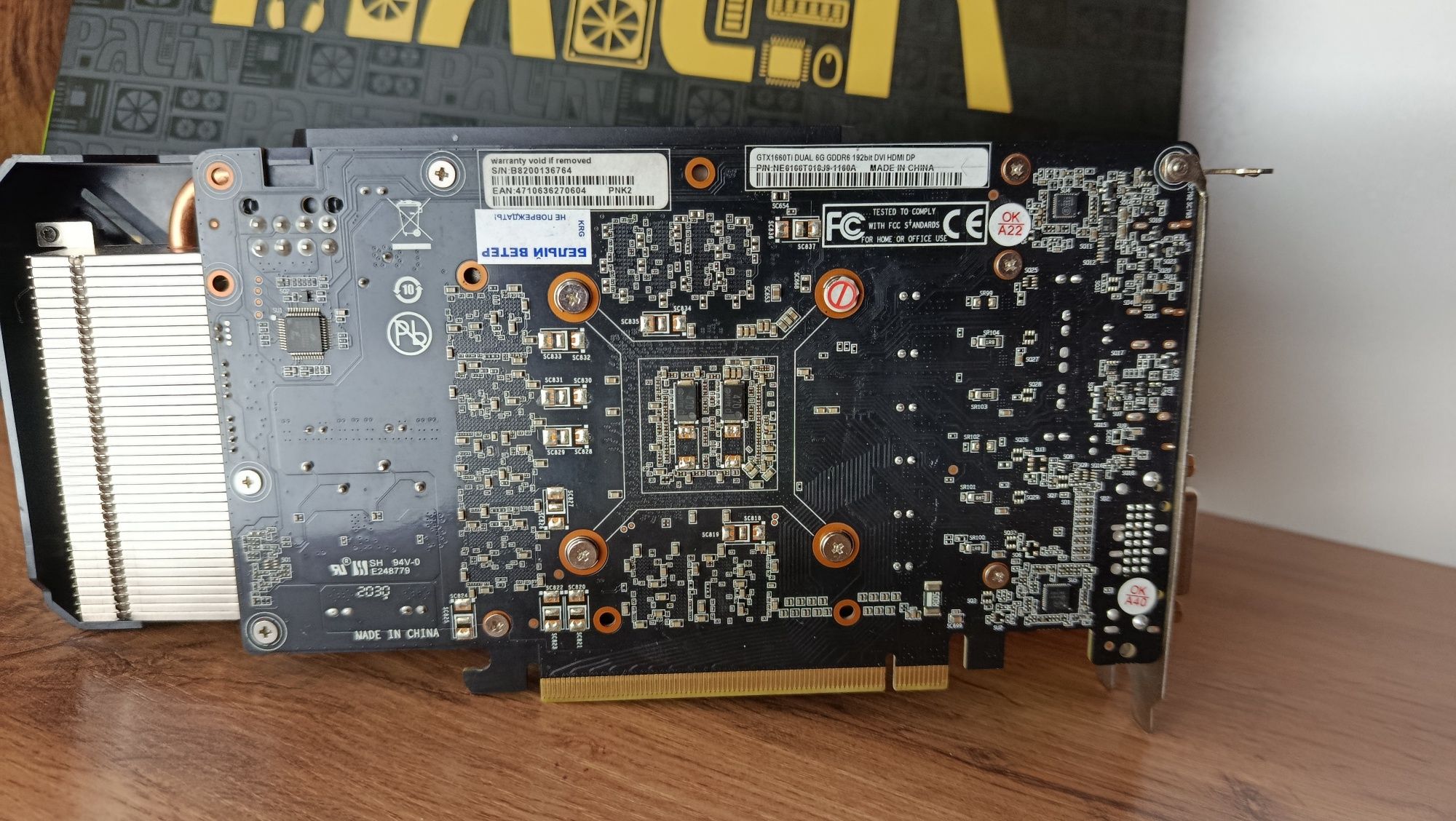 Видеокарта GTX 1660 ti 6 gb