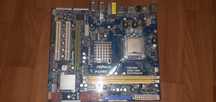 Материнская плата ASRock p43me с процессором