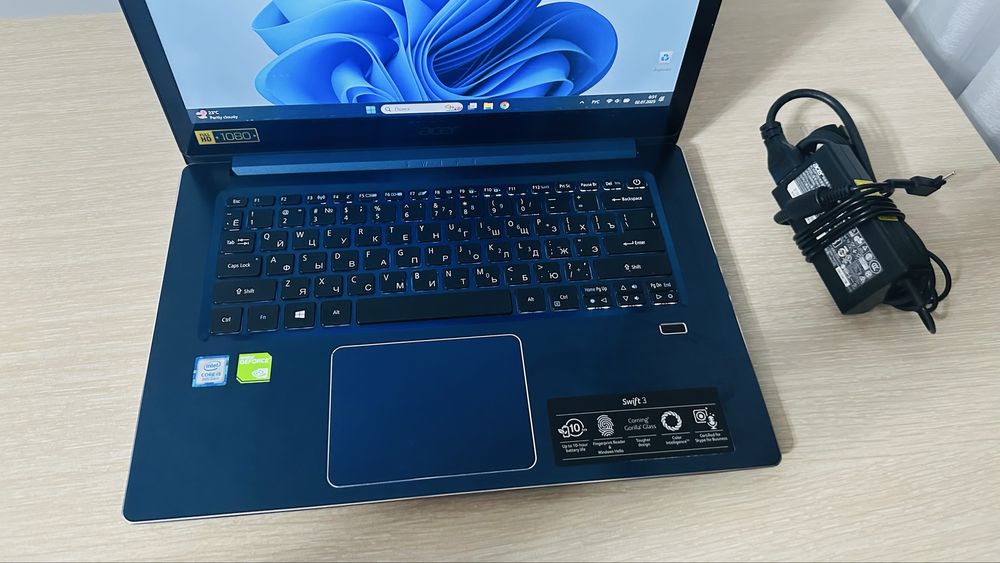 Мощный ноутбук Acer Core i5-8th, 8GB, 512GB SSD, Nvidia Geforce
