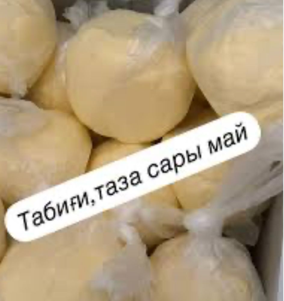 Табиги таза май, курт, каймак