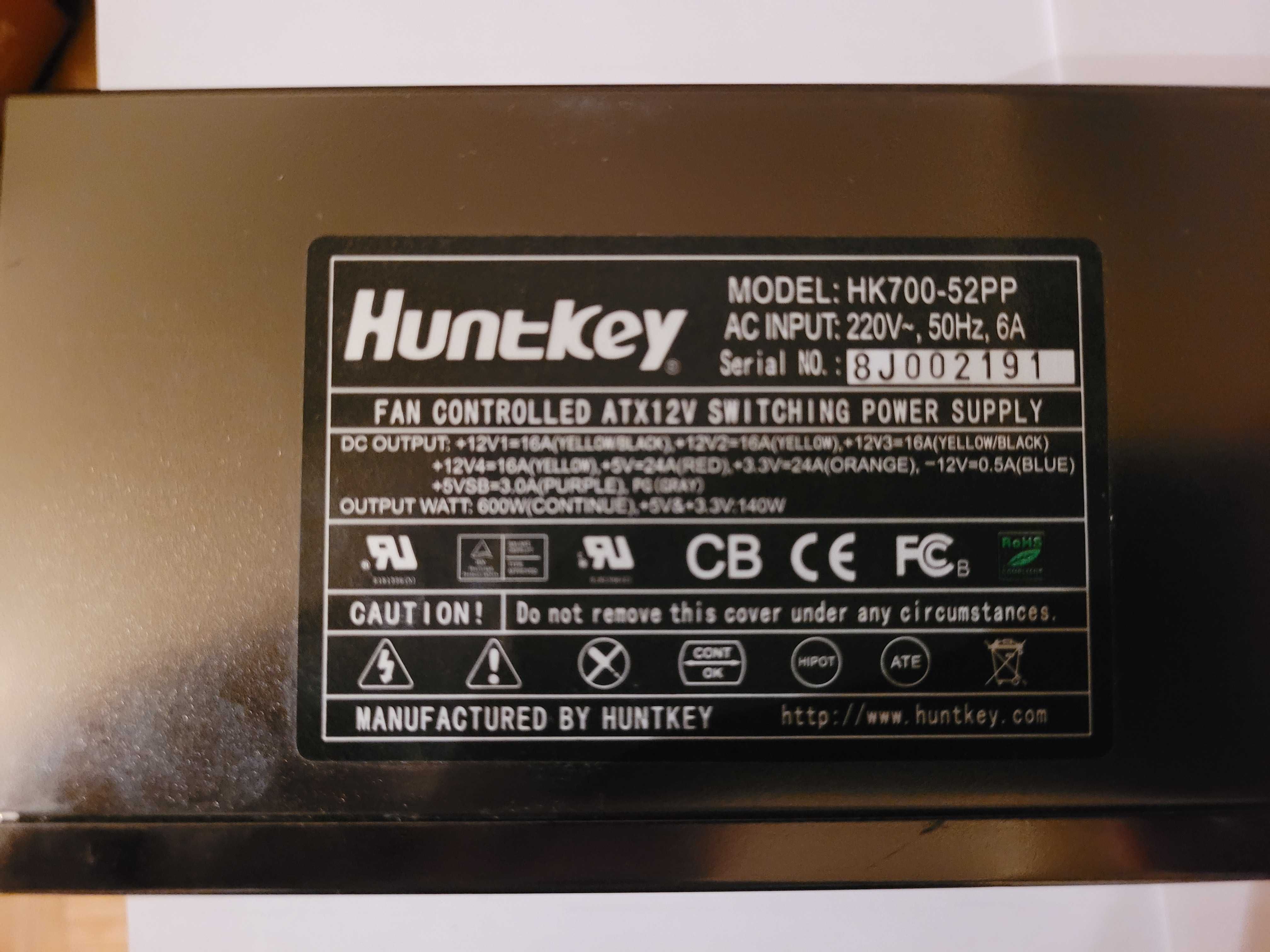 Блок Питания HUNTKEY 600Вт