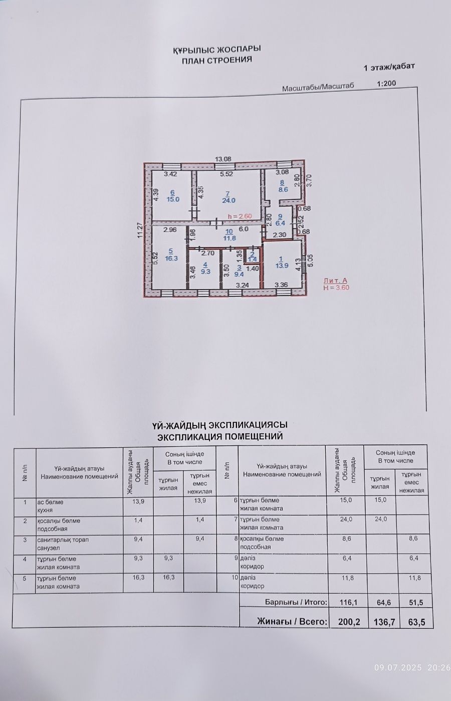 Продам дом на Айнабулаке