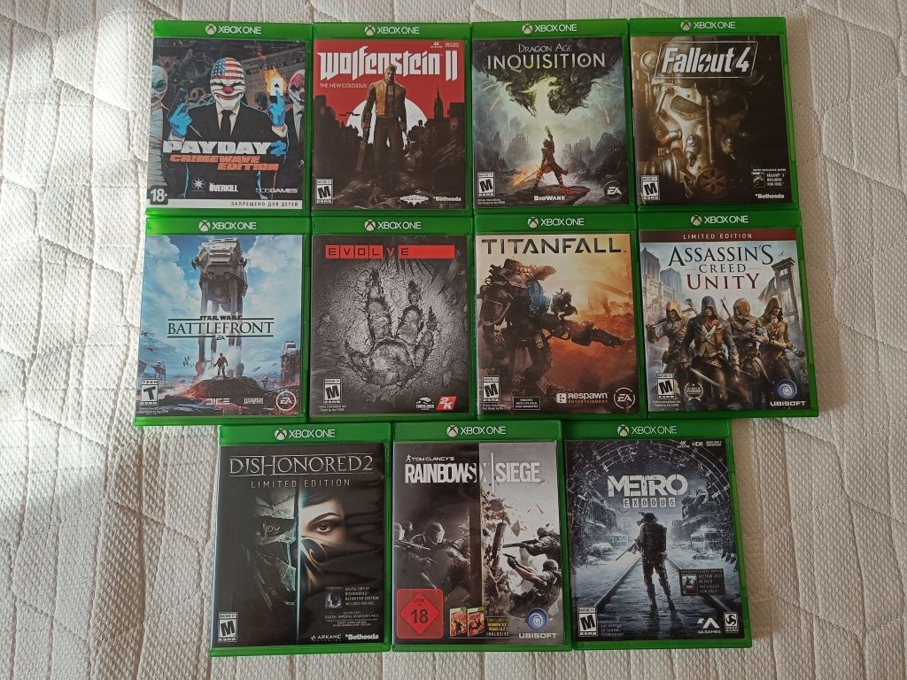 Xbox one и series x игры на дисках