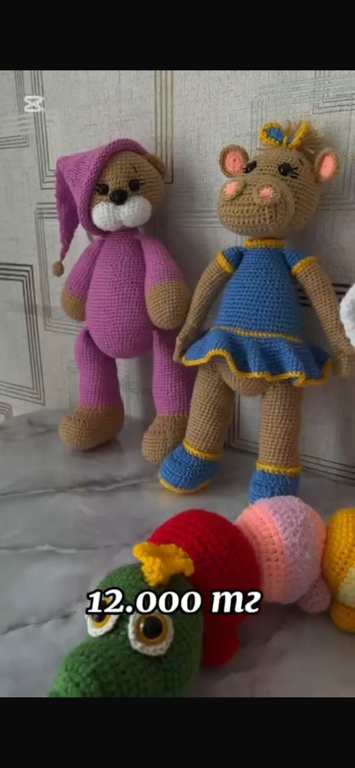 Продам игрушки вязанные