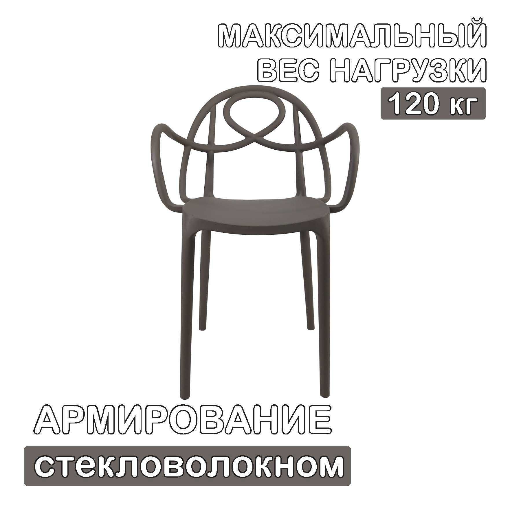 Стулья стул пластиковые офисные для кафе ИРИС 4шт в наличии