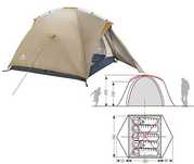 Пятиместная палатка Vaude Campo Family 5P