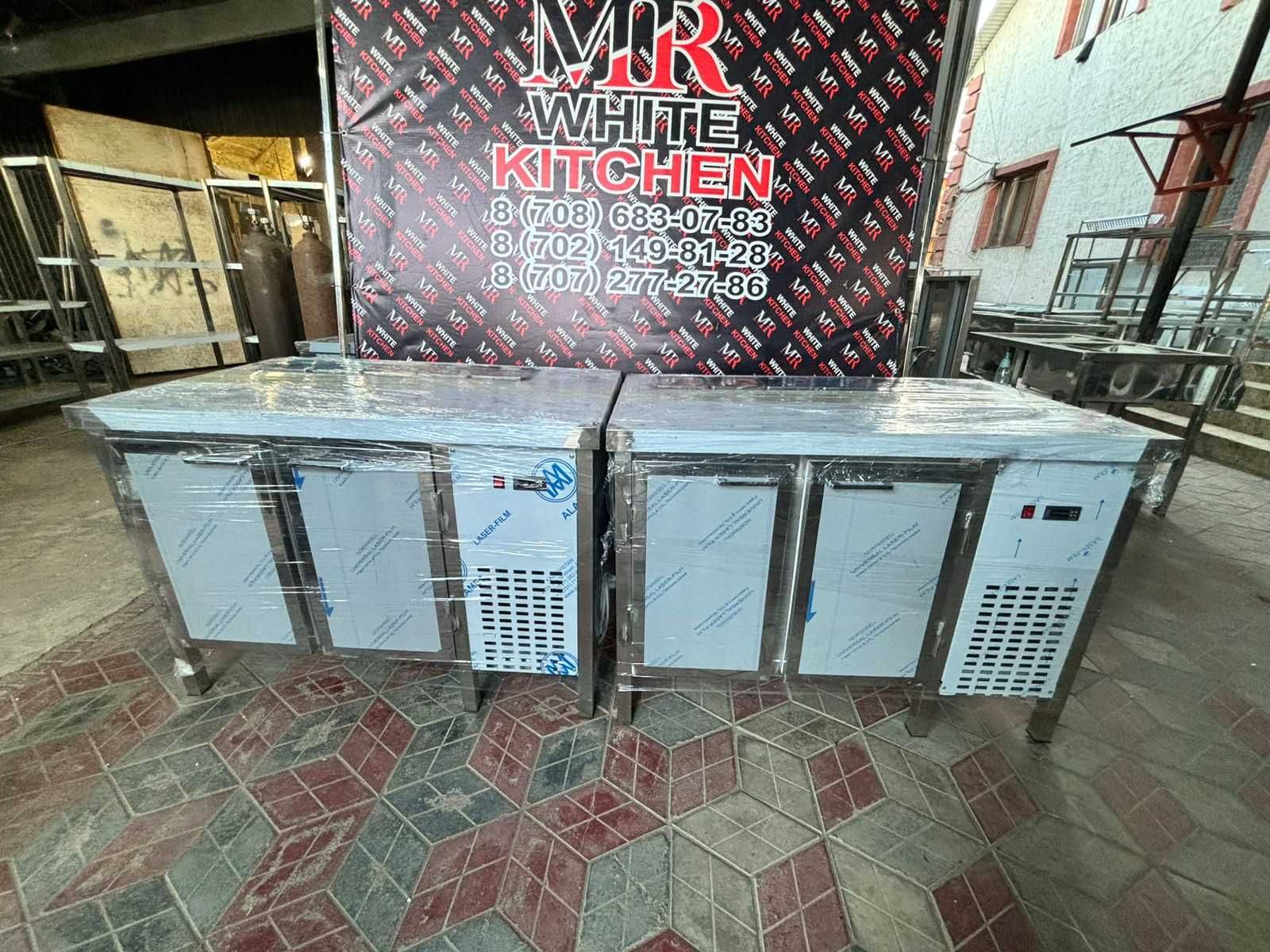 Стол стеллаж мойка металлический