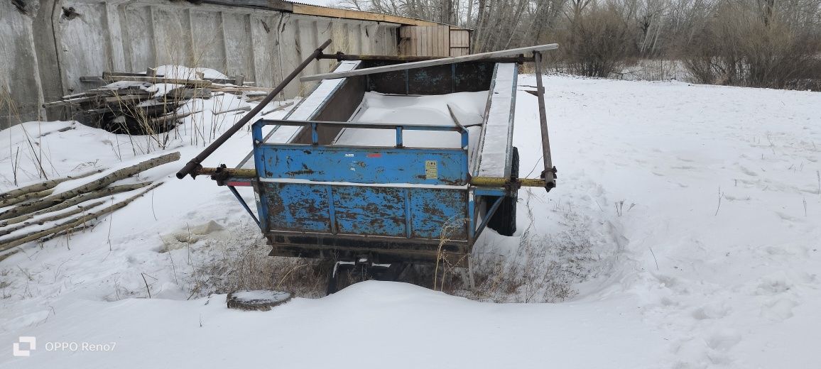 Китайский  трактор 4х4, прицеп, косилка прицепной