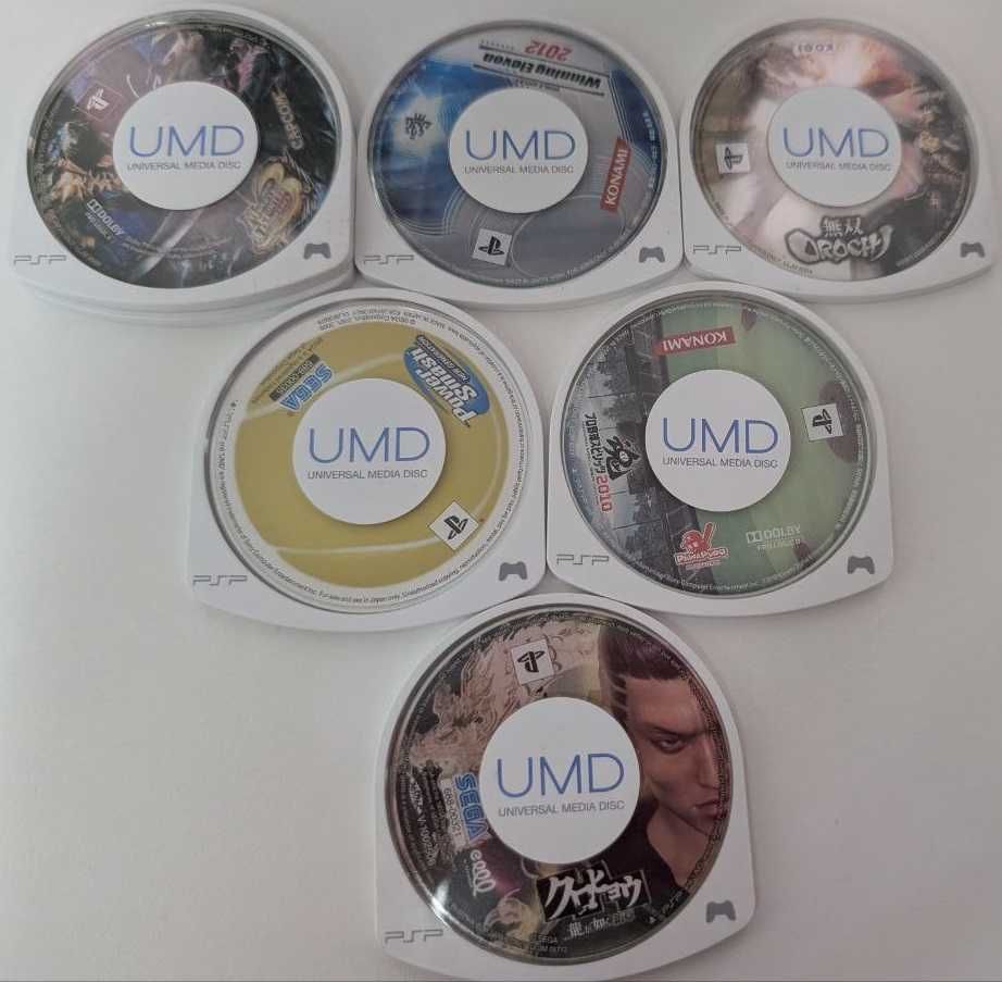 Японские диски для PSP (UMD), более 20 штук