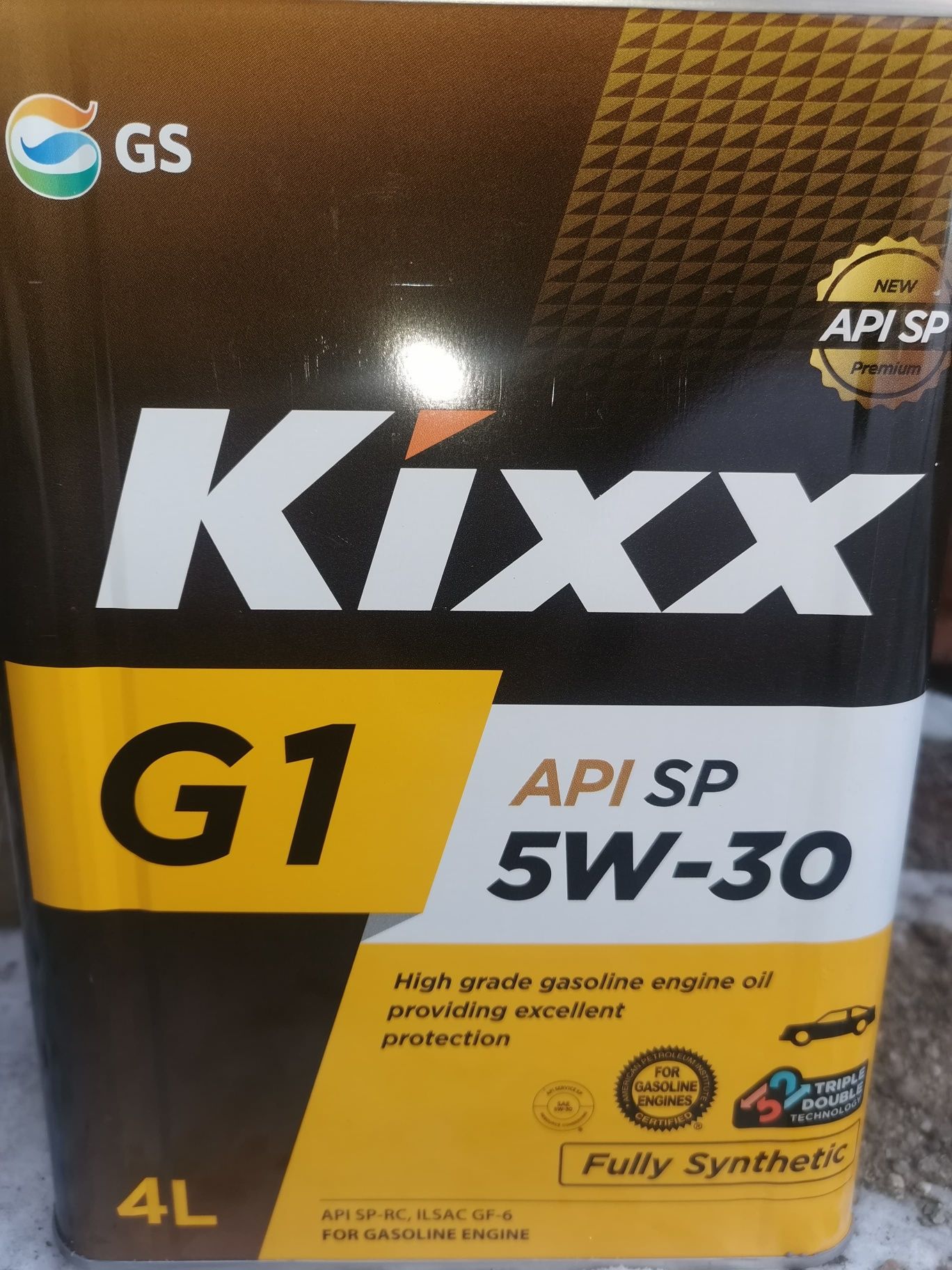 Масло Кикс 5W30 , 5W40-4литра Корея АРI SP Синтетика полная  последнег
