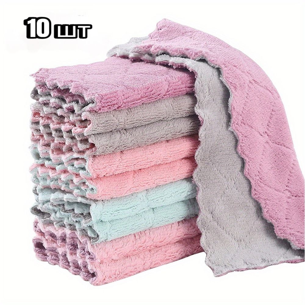 Кухонные полотенца из микрофибры 10 шт