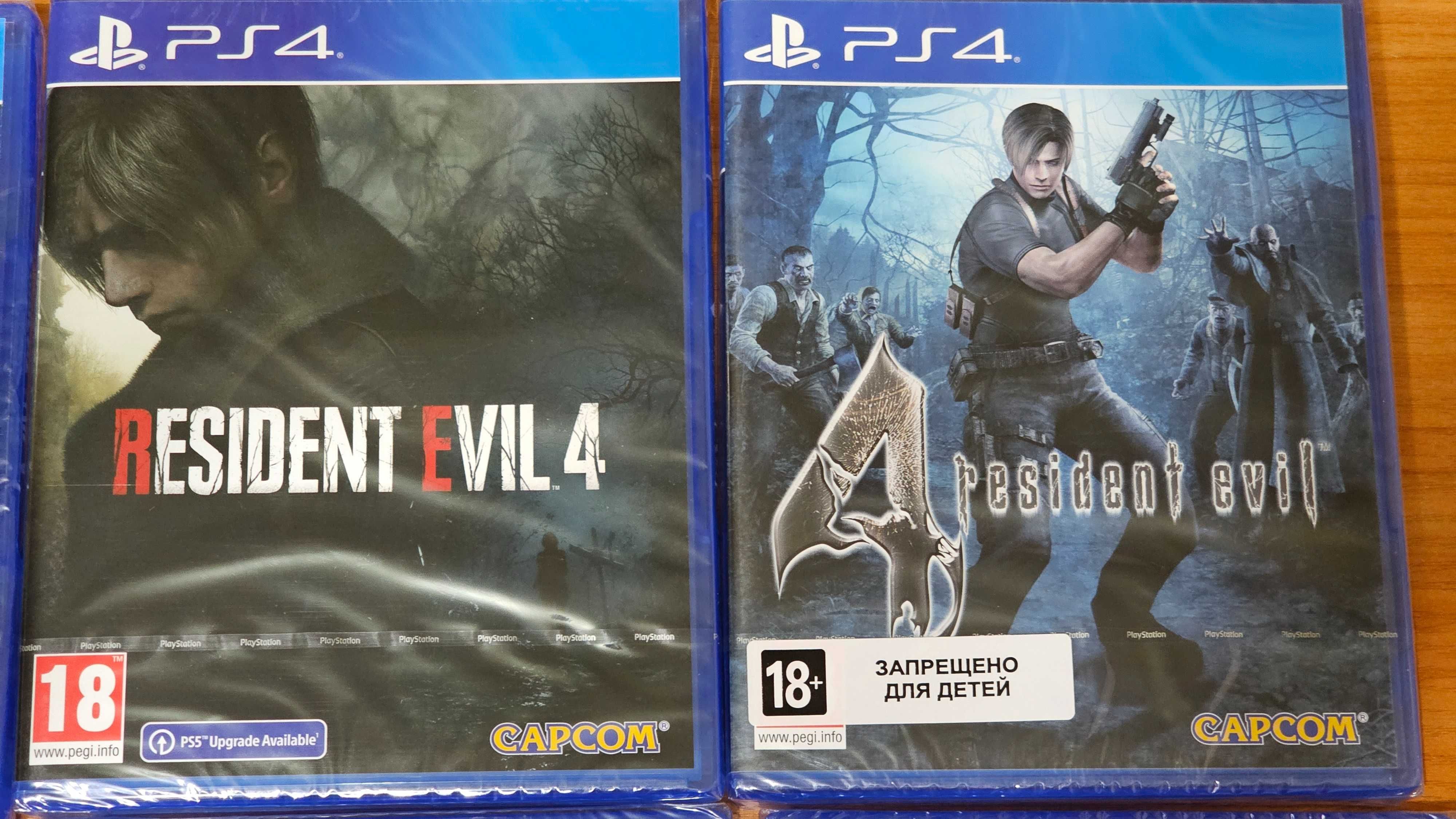 ДИСКИ PlayStaion 4 PS4 Resident Evil 2,3,4,4HD,5,6,7, 8Village Origins