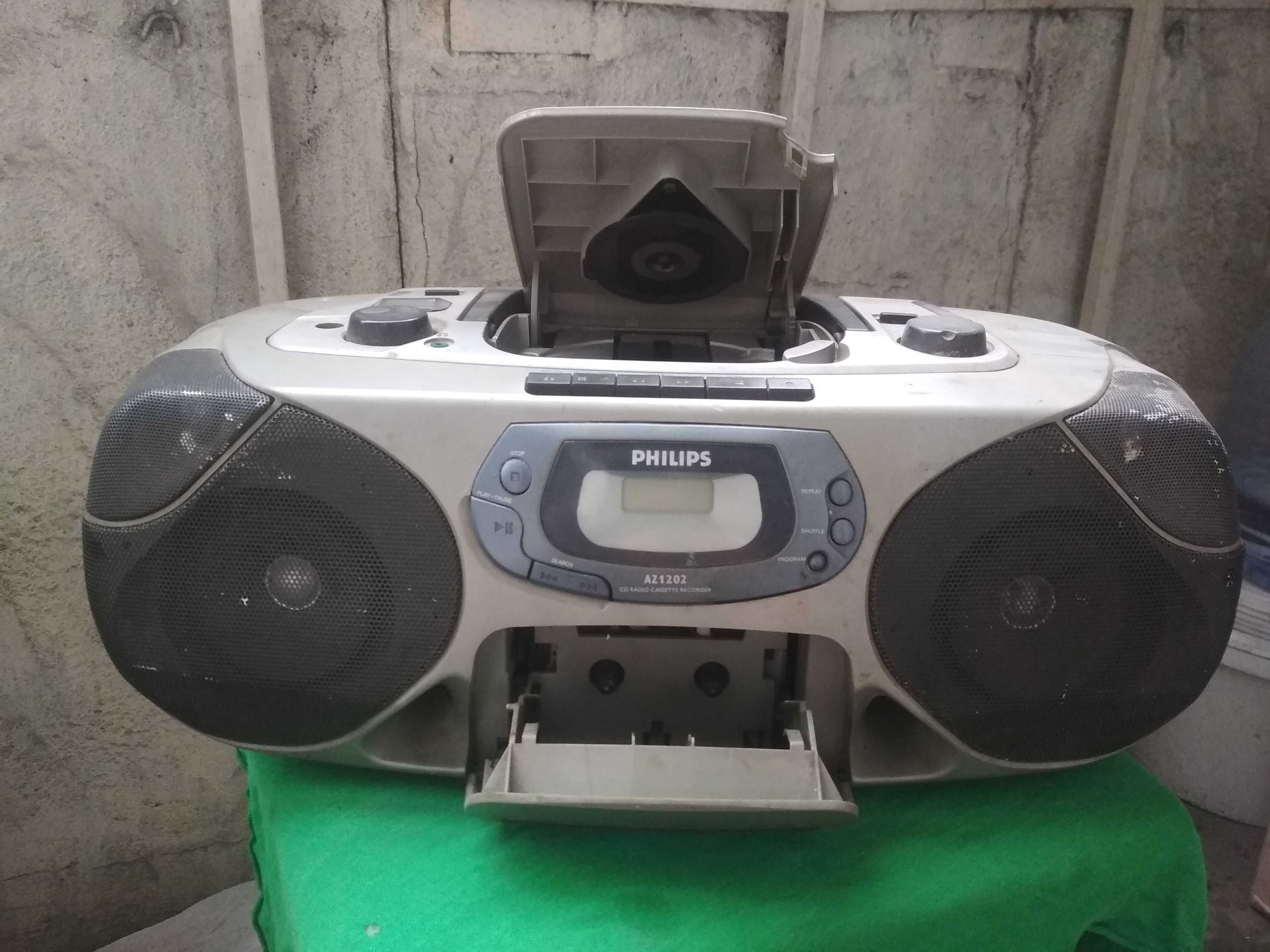 магнитола Philips магнитофон филипс мафан кассетник