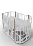 Кровать-трансформер Kinderwood Caramel, белый