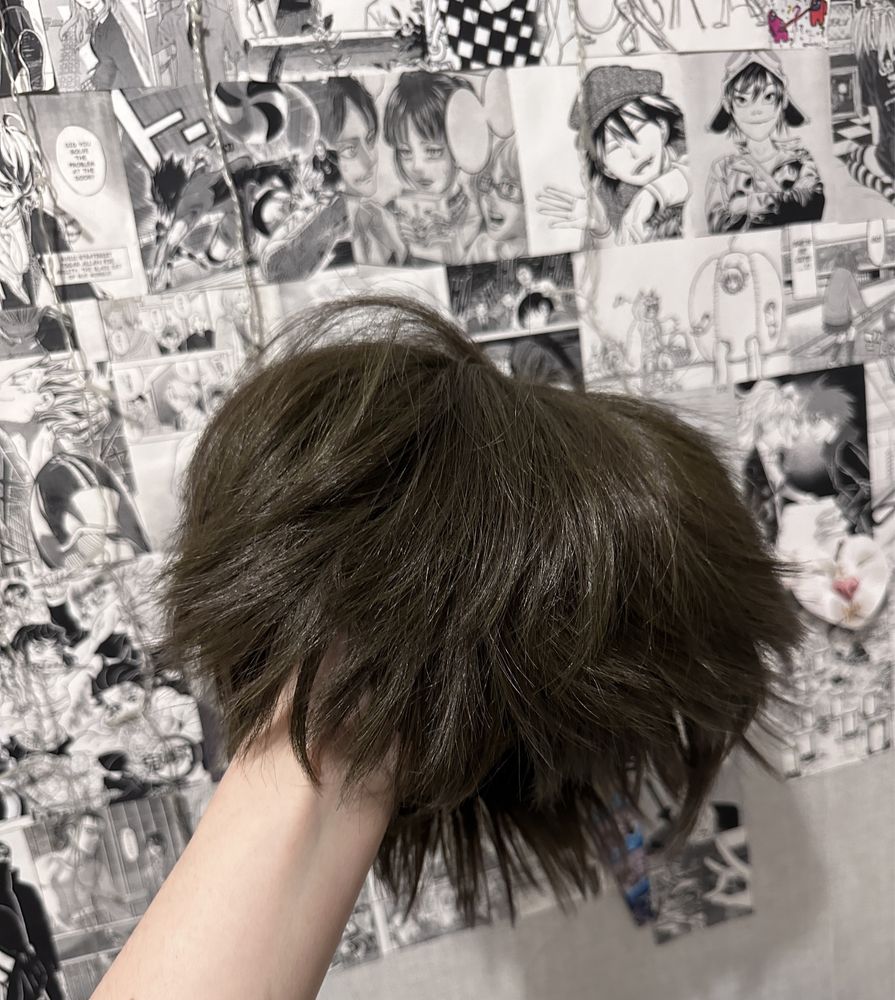 Срочно продам парик и галстук. косплей Danganronpa