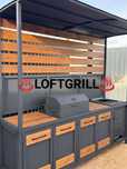 Мангал в стиле LOFT