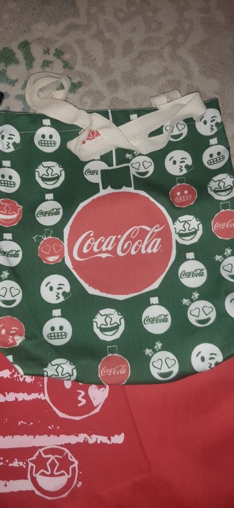 Набор для подарка coca-cola (фартук, шоппер, бокал)