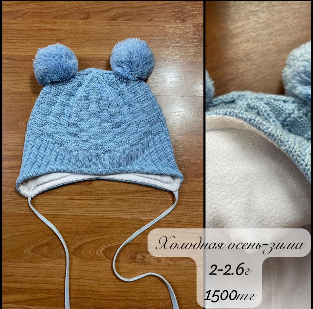 Фирменные шапки на осень и зиму
