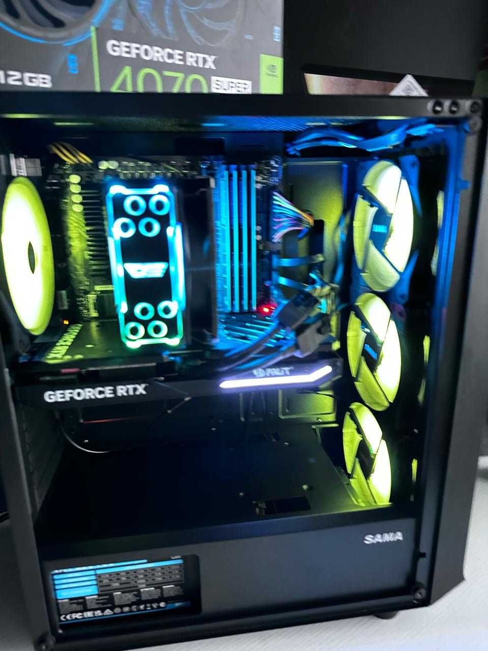 Игравой компютер /системный блок Ryzen 5 5500/RTX3060 16 озу 512 ссд