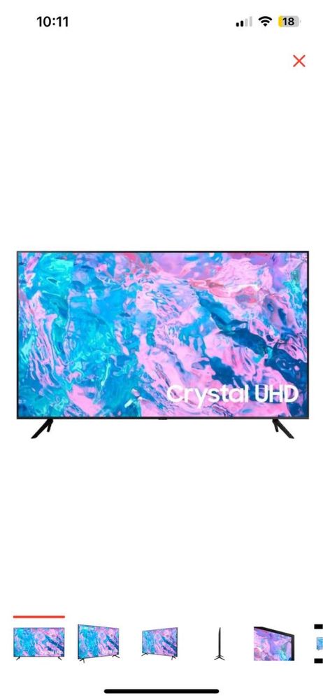Samsung UE65CU8500UXCE 165см