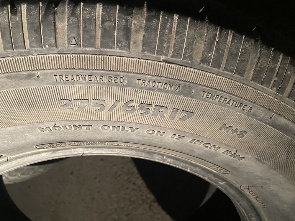 Шины 275/65R17 одиночные