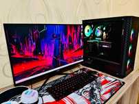 Мощный Игровой Компьютер RTX4060TI с Монитором 165 герц ВЕСЬ КОМПЛЕКТ