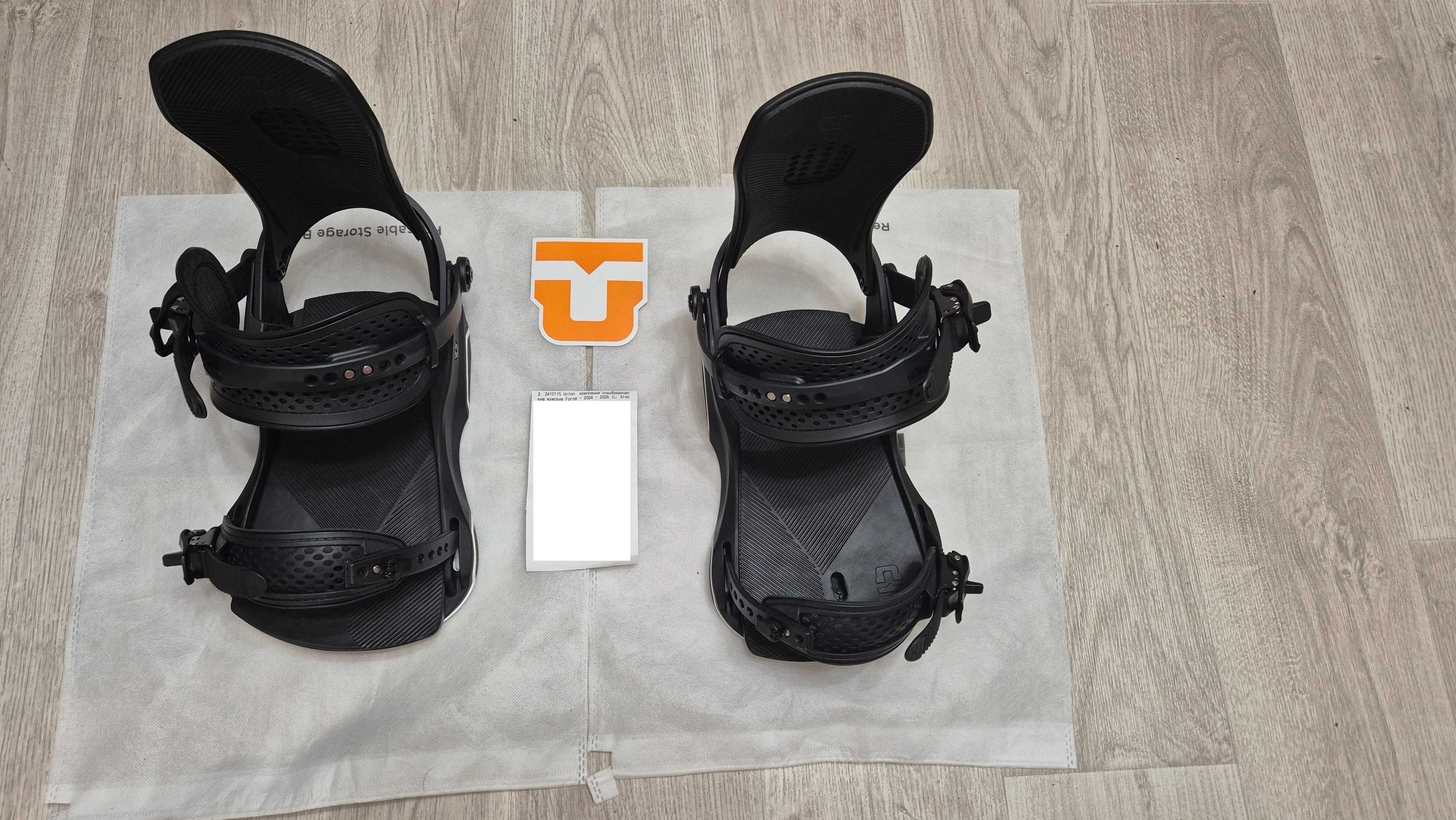 Крепления д/сноуборда Union Force Black ("топовые", не Classic), р. L