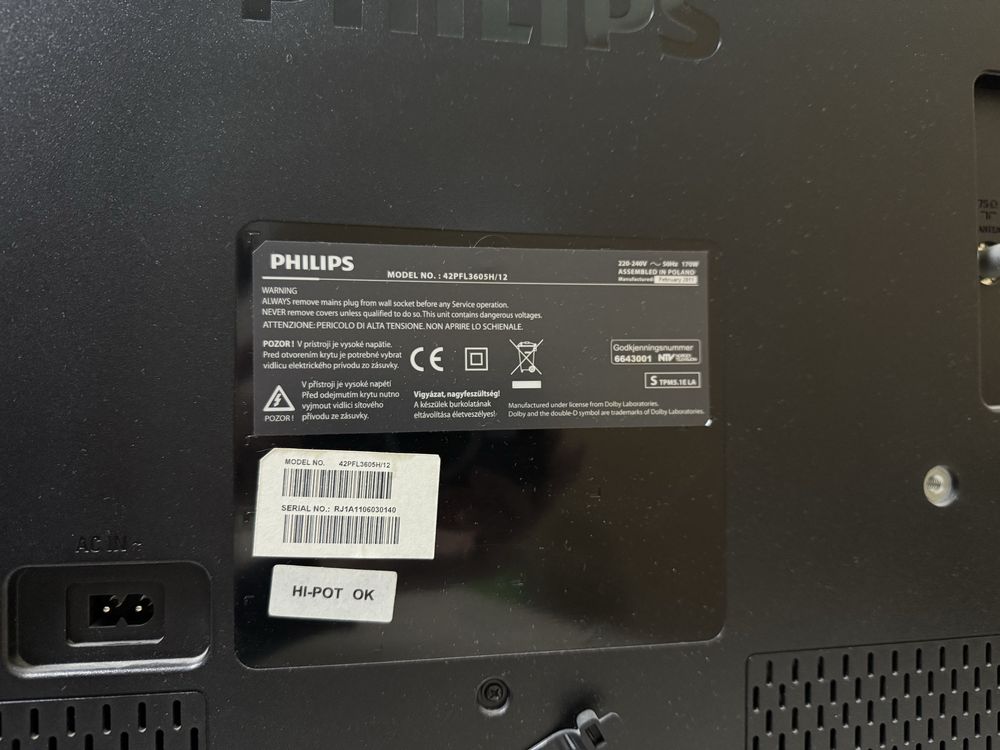 Телевизор Philips, 106см