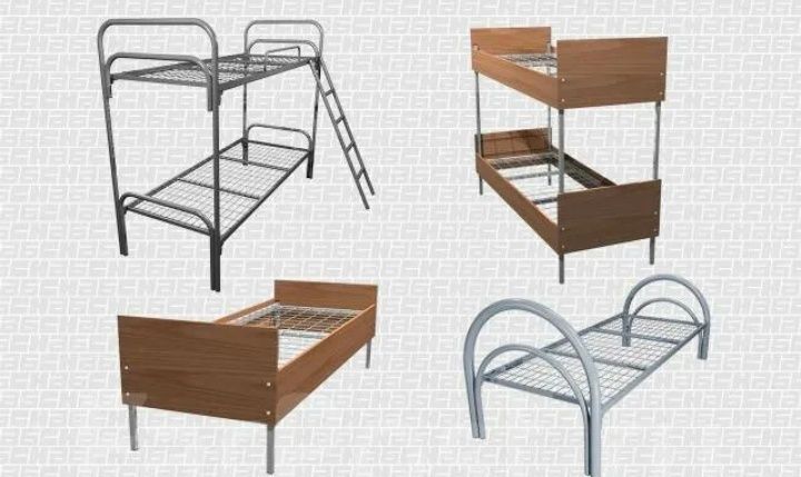 Металлическая кровать с ЛДСП в Актобе – Отличный выбор!