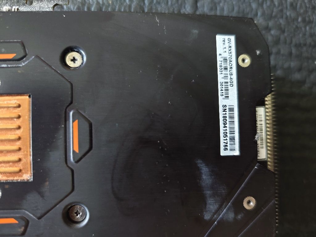 Видеокарта RX 570 4gb от Aorus
